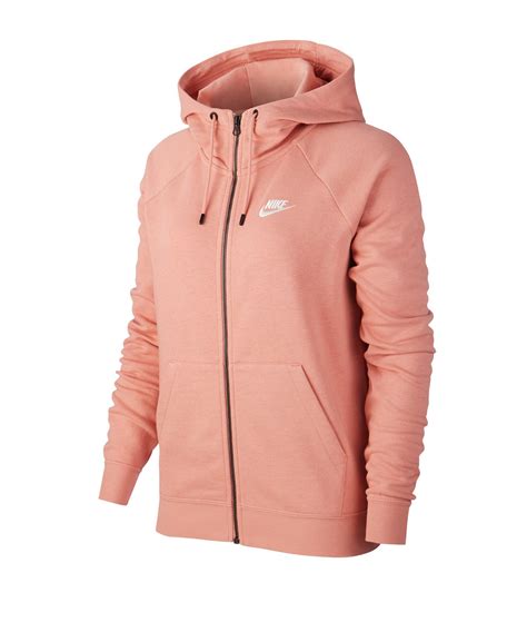 nike essential fleece kapuzenjacke damen|Nike Sportswear Essential Women's Jacket.